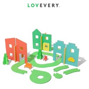 NIB: Lovevery Wooden Modular Village & Pathways | Connector Kit
